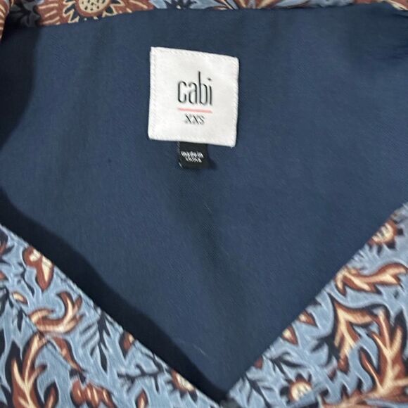 CAbi Floral Provincial Tunic Dress XXS - Picture 6 of 7